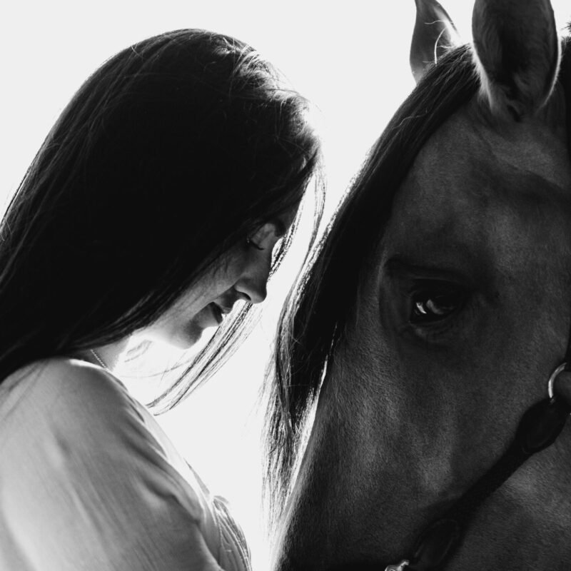 Ainhoa con su caballo